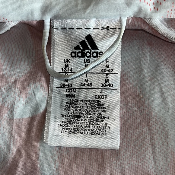Adidas Medium Windbreaker With Hidden Hood Like New - Picture 11 of 11